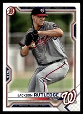 2021 Bowman Prospects Jackson Rutledge Washington Nationals #BP-103