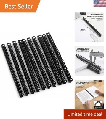 Versatile 36 Pcs Spiral Binding Coils for A4 Documents - Trim to Fit Flexibility