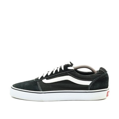 VANS Herren Old Skool Sneaker EU 40.5 Schwarz Weiß 500714 Wildleder Canvas