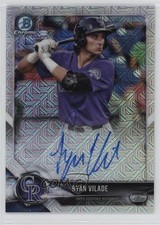 2018 Bowman Mega Box Chrome Mojo Refractor Auto Ryan Vilade #BMA-RV Auto 1i1m