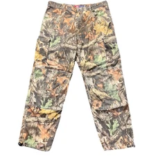 Wrangler Pro Gear Cargo Pants Mens 42x32 Double Knee Camo Advantage Timber Hunt