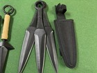8 Throwing Knives And Cases including The Expendables Knives  — photo 3