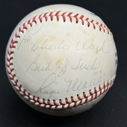 Roger Maris Single Signed Baseball JSA LOA New York Yankees HOF??