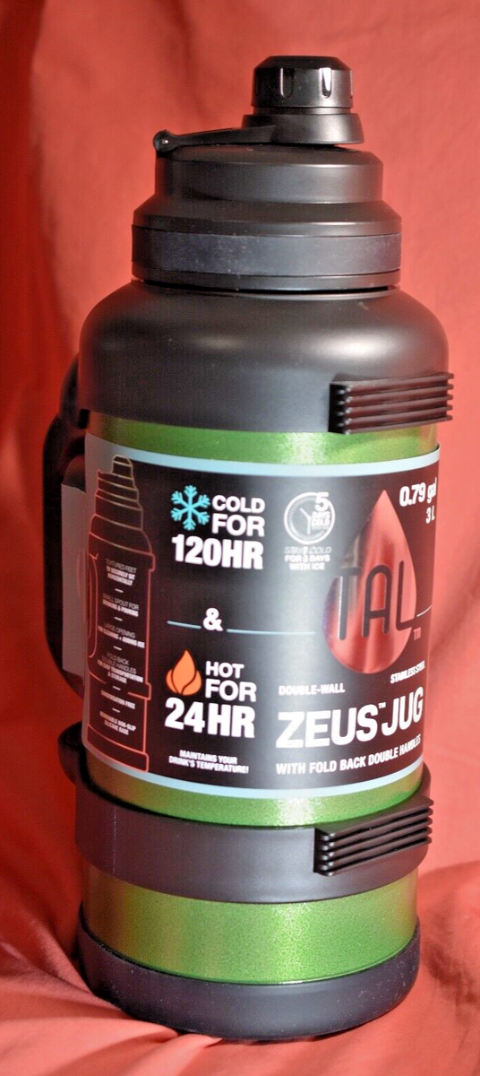 ZEUS JUG TAL Double Wall Insulated Stainless Steel With fold back
