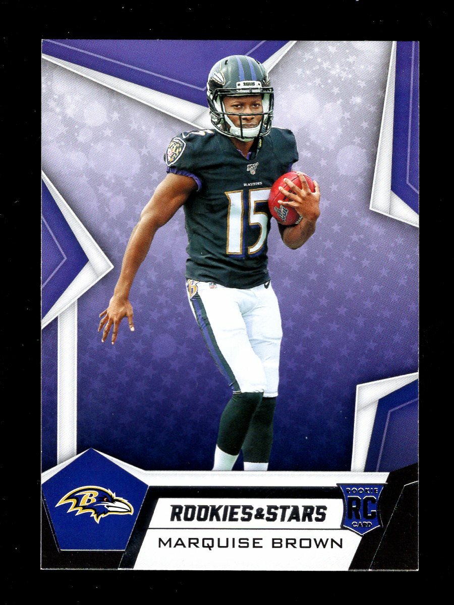 2019 ROOKIES & STARS #114 MARQUISE BROWN RC BALTIMORE RAVENS