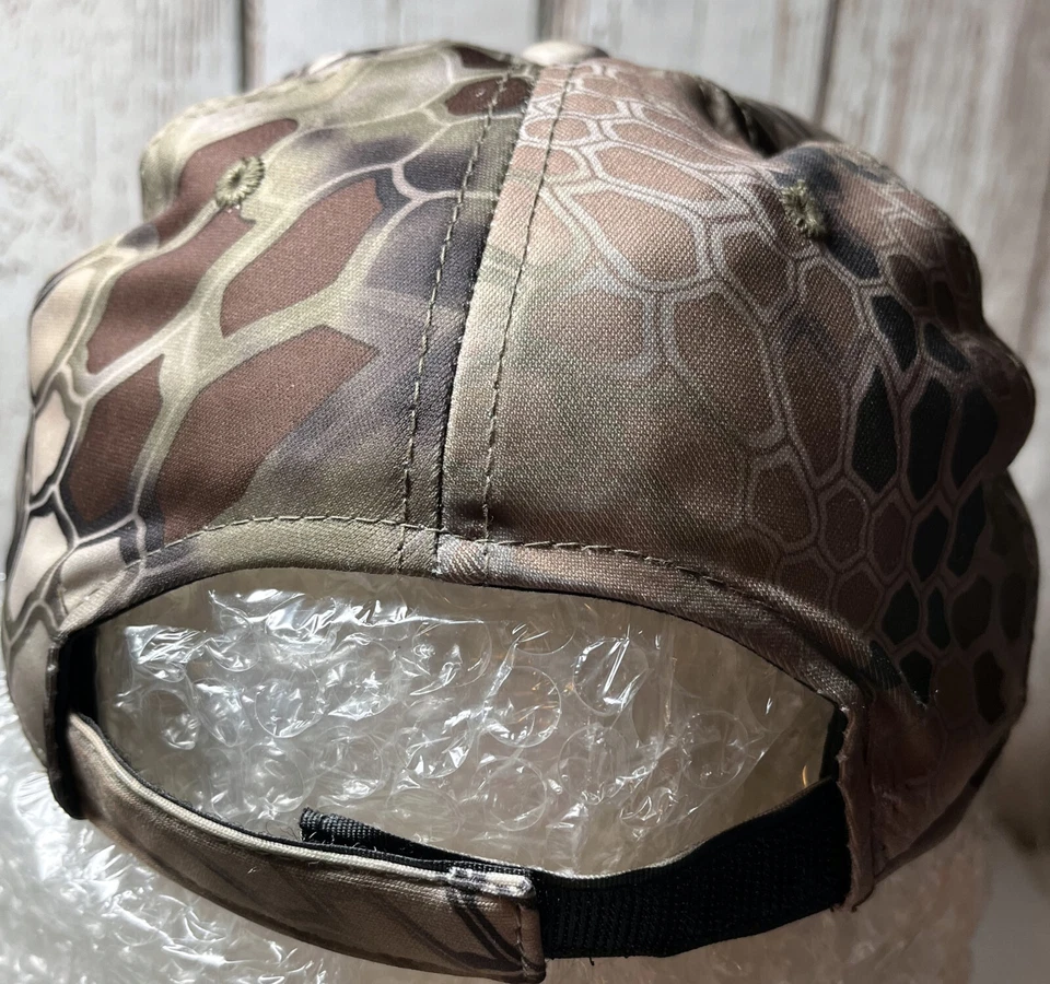 Kryptek Outdoor hat Cap Adjustable Spartan Helmet green camo print Micro fiber - Image 2 of 4