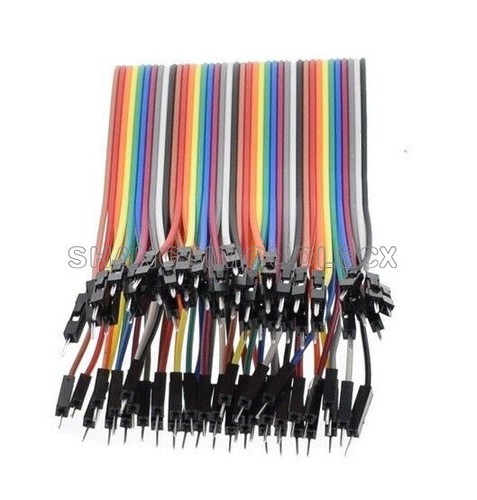 40PCS Dupont Wire Jumper Cables 20cm 2.54MM Bad to Male 1P-1P For Arduino NEW- - Picture 3 of 5