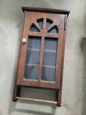Wooden Spice Cabinet. Could Be Used As A Nick Nack Cabinet