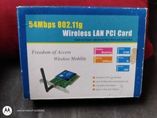 54 Mbps 802.11g Wireless LAN PCI Card