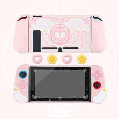 GeekShare Protective Case for Normal Switch & Joy Con Ergonomic Design Star Wing