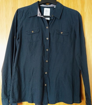Dunkelblaue Bluse von Opus Gr. 38