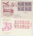 Canada 2 FDC  1949 Halifax Bicentenary 1972 World Health day    good condition
