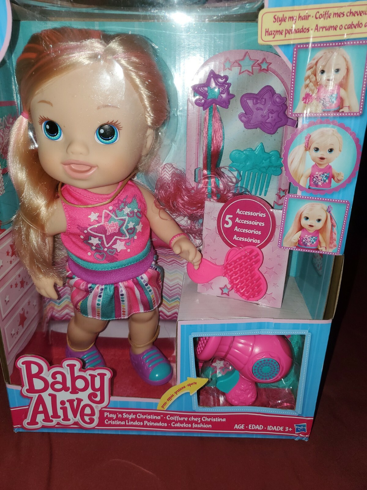 baby alive cristina lindos peinados