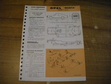 Revue technique Opel MANTA