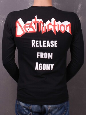Destruction - Release From Agony Long Sleeve BLACK | eBay