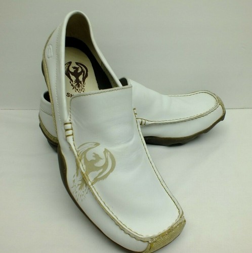 Skechers Mens Phoenix White Leather 
