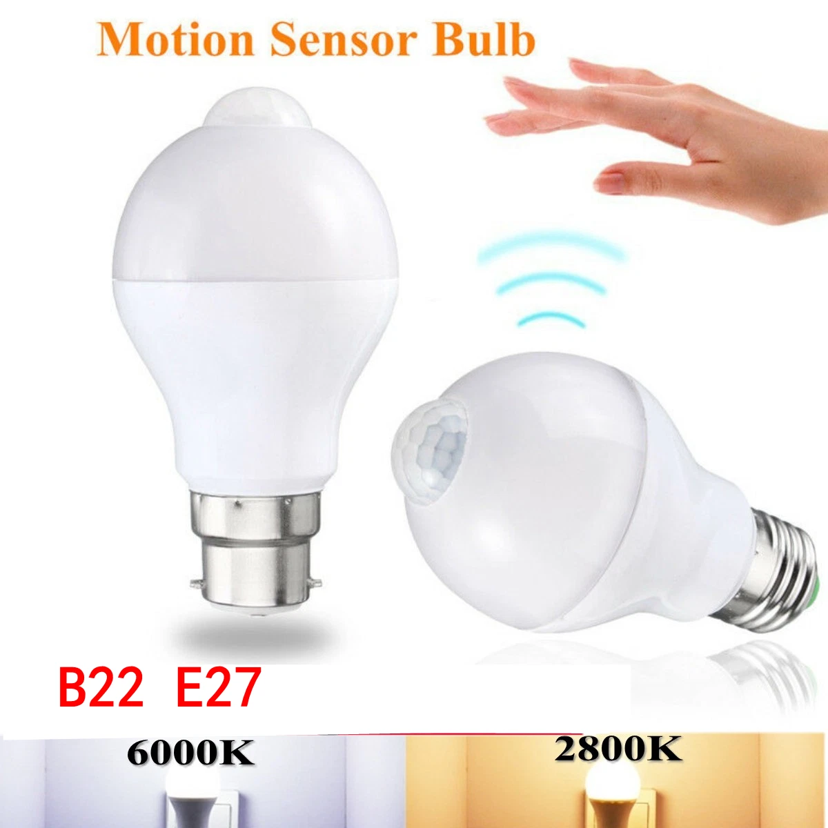 E27 cheap pir bulb
