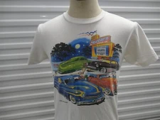 Vtg 80's Starlite Drive-In Hot Rod Chop Top Lowrider Cruise Single Sth T Shirt M
