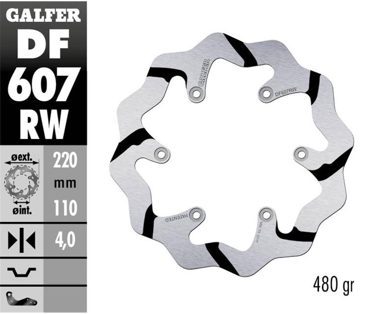 Galfer Rear Brake Disc WAVE FIXED GRO 220x4 KTM 300 EXC - TPI/SIX DAYS 2019 2023