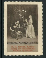 H P Jensen Korser for Samilermaerker  Reklamemarke Poster Stamp
