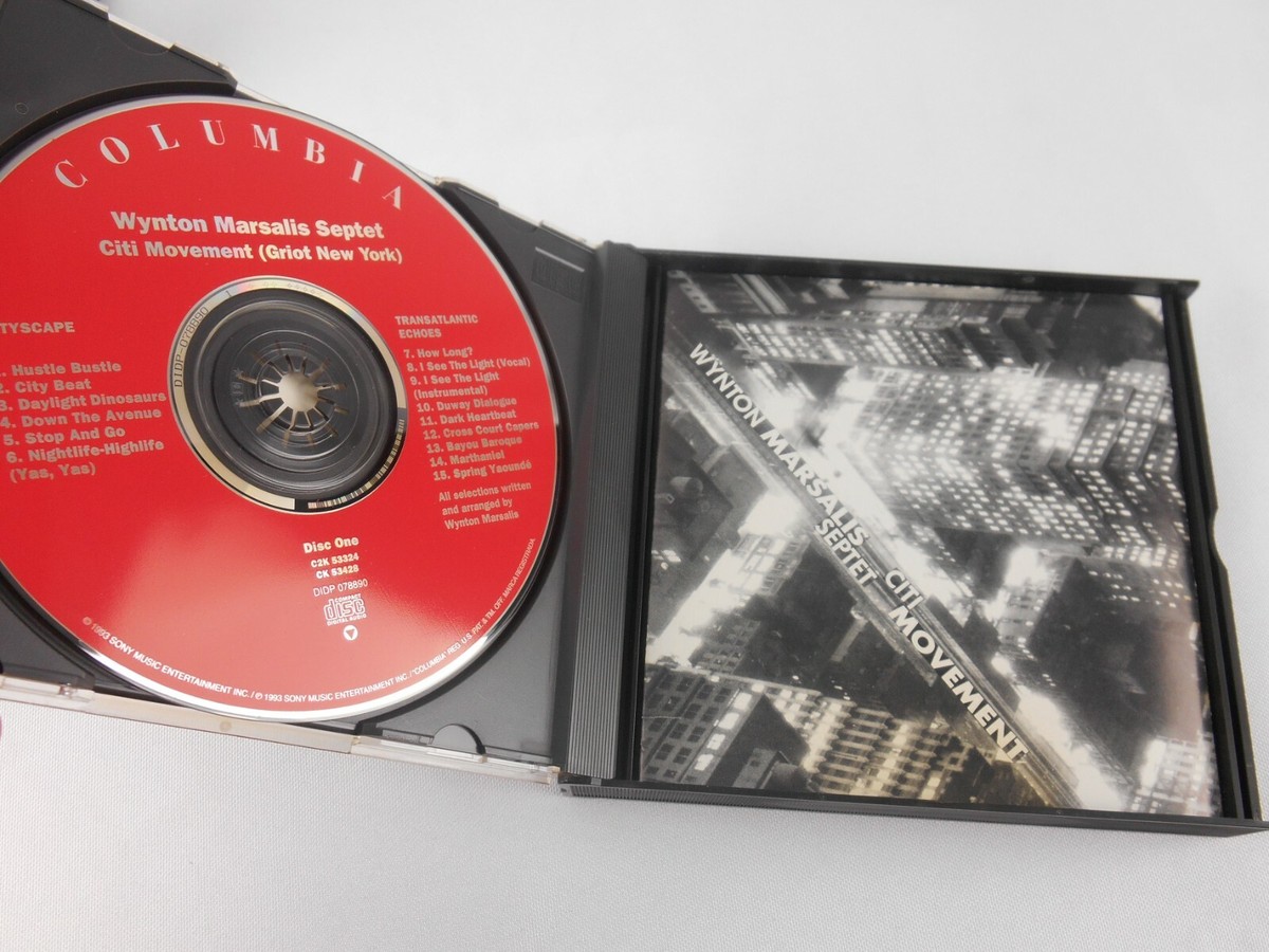 WYNTON MARSALIS SEPTET CITI MOVEMENT CD 2 DISC SET - NM JAZZ MUSIC