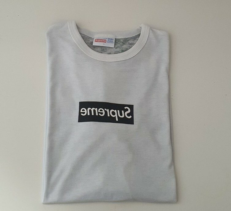 SS13 Supreme Comme Des Garcons box logo tee L large T-shirt