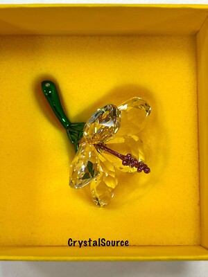 Swarovski Crystal Florere Hibiscus Flower Figurine 5690534 | eBay