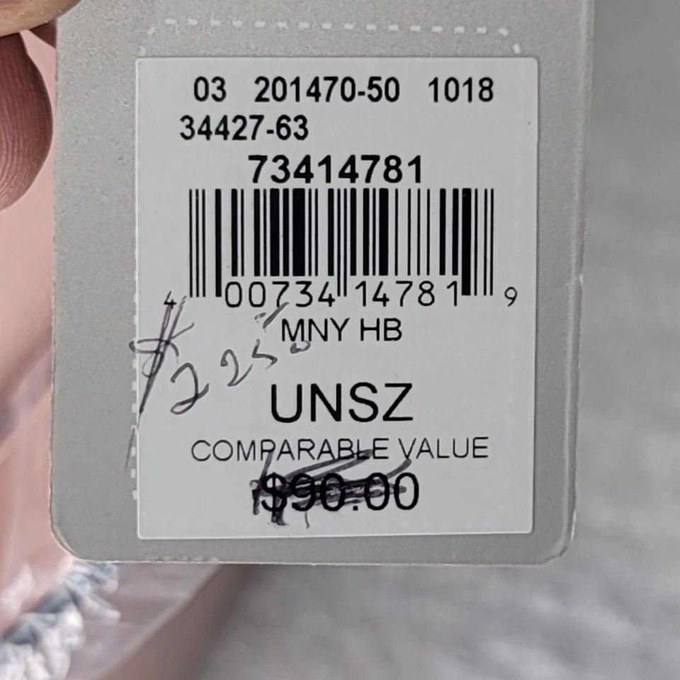 Cartera MARC NEW YORK by Andrew Marc para mujer de cuero rosa y dorado con llavero nueva con etiquetas Foto 4 de 4