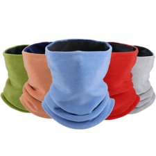 Winter Fleece Warmer Face Mask Cold Weather Windproof Neck Gaiter for Men Women
