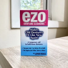 Ezo Denture Cushions one box of 15 Lower Heavy New Red Box