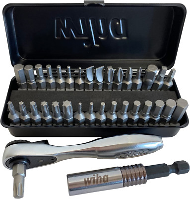 74996 35 Piece Bit Ratchet Compact Storage Box Set