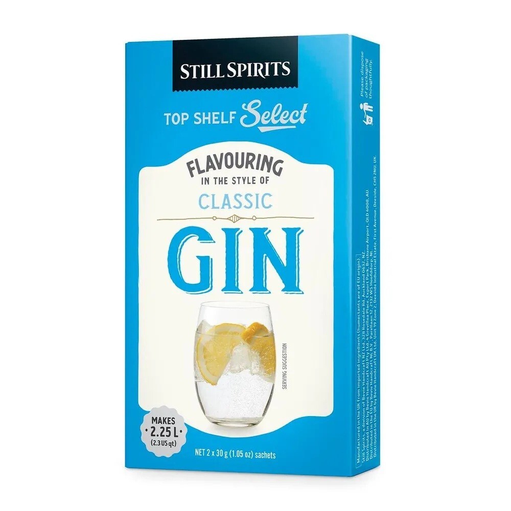 Still Spirits Essence Gin Style Flavouring Top Shelf Sachets for Home Brew