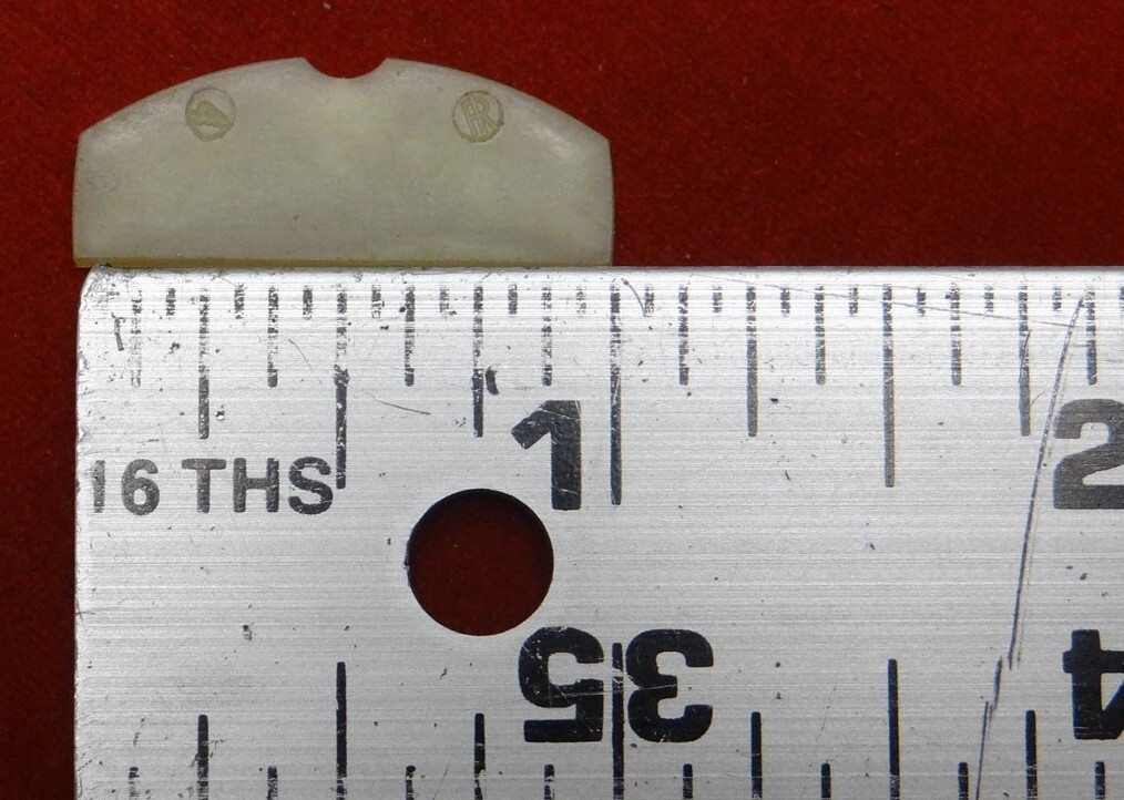 Blade Rotor Vanes, Lot of 4, For Air Tools 1" Long, 3/8" Tall, 2mm