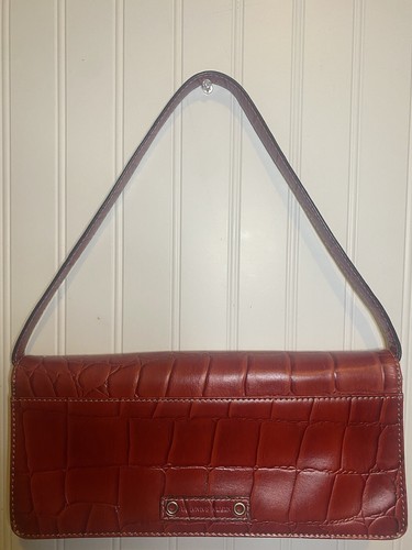 AUTHENTIC ANNE KLEIN Red Clutch/Wrist/shoulder-Tuckunder CHIC, POSH Red  Purse | eBay