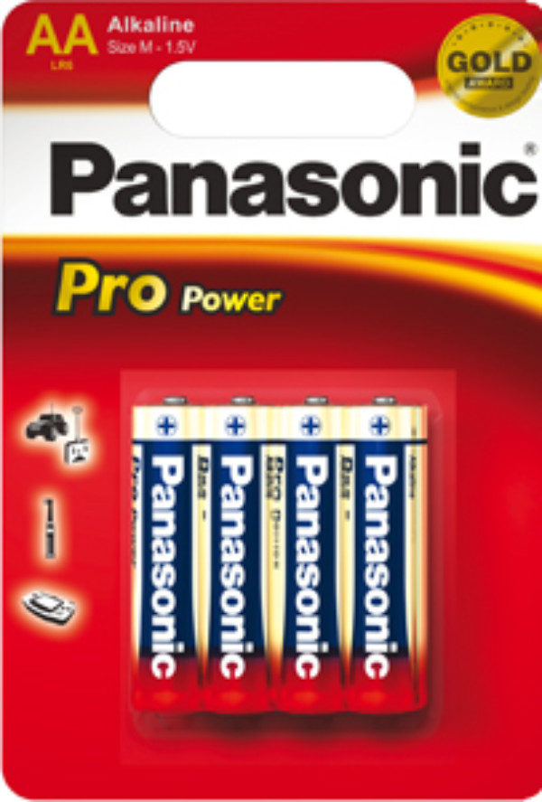 Thumbnail - Panasonic Pro Power Lr06 Mignon Aa Alkaline Batterie (4er Blister)