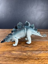 Vintage Stegosaurus Imperial 1985 Dinosaur Toy Figure 10" Long Retro