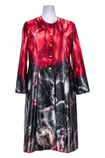 K. Jordan Women Coats & Jackets Jackets 18 Wide Red Polyester