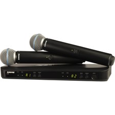Shure Blx288/b58 Dual Channel Wireless Handheld Microphone System, H11 Band