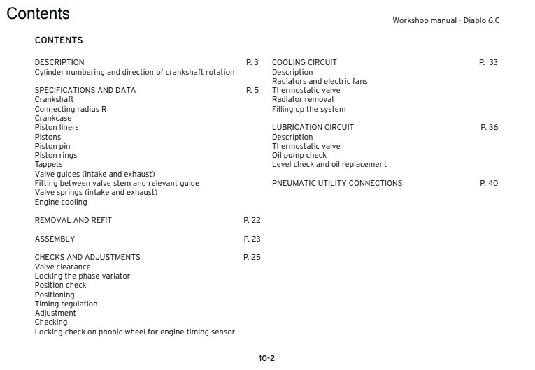 Lamborghini Diablo 6.0 Workshop manual in pdf (rare) - Image 2 of 2