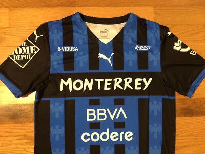 New M Puma CF Monterrey Los Rayados Futbol Soccer Jersey 21-22