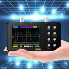 Dual Channel Digital AUTO Oscilloscope PWM 50M 10Mhz Sampling Rate 2.5KSa/S New