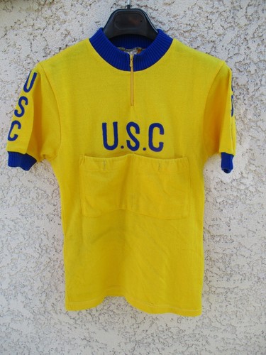 Maillot cyclisme Vintage - TRICOTS DU ROCHER - 83130 - Troc Vélo
