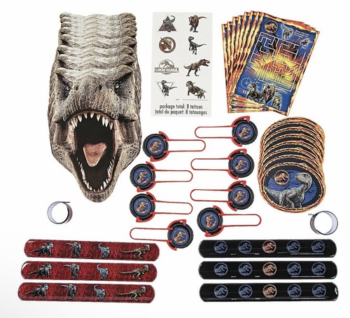 Jurassic World Party Favor Toys - 48 Pieces with 8 Bags