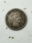 1913 Barber Dime 10C 90% Silver Circulated United States Coin