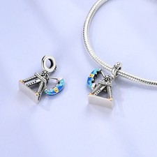 Charms Silver 925 Dreamy Colorful Pirate Ship...