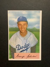 1954 BOWMAN GEORGE SHUBA # 202. EXMT