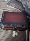 Vintage Bombay Company Wooden Jewelry Box, 4.25" Tall, 8" Long, 5.5" Wide — photo 5