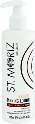 ST. MORIZ Gradual Tanning Lotion by St Moriz with Pump Action Top, 200 ml