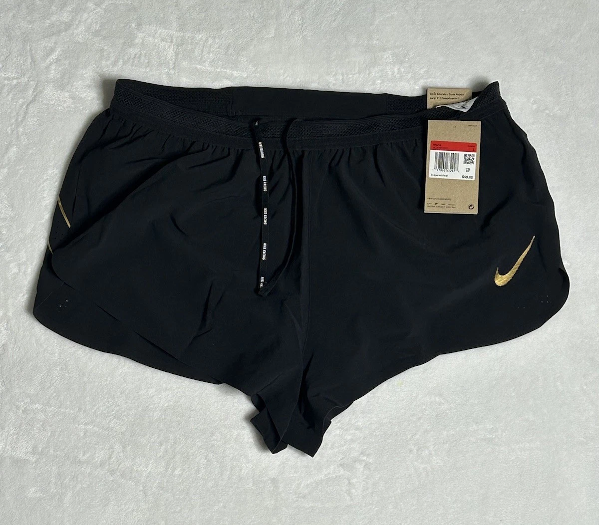 Nike AeroSwift x Jakob Dri-FIT ADV 2” Running Shorts Black HQ4197-010 Men Size L