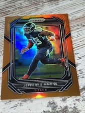 2022 Panini Prizm #289 Jeffrey Simmons Orange /249 Tennessee Titans